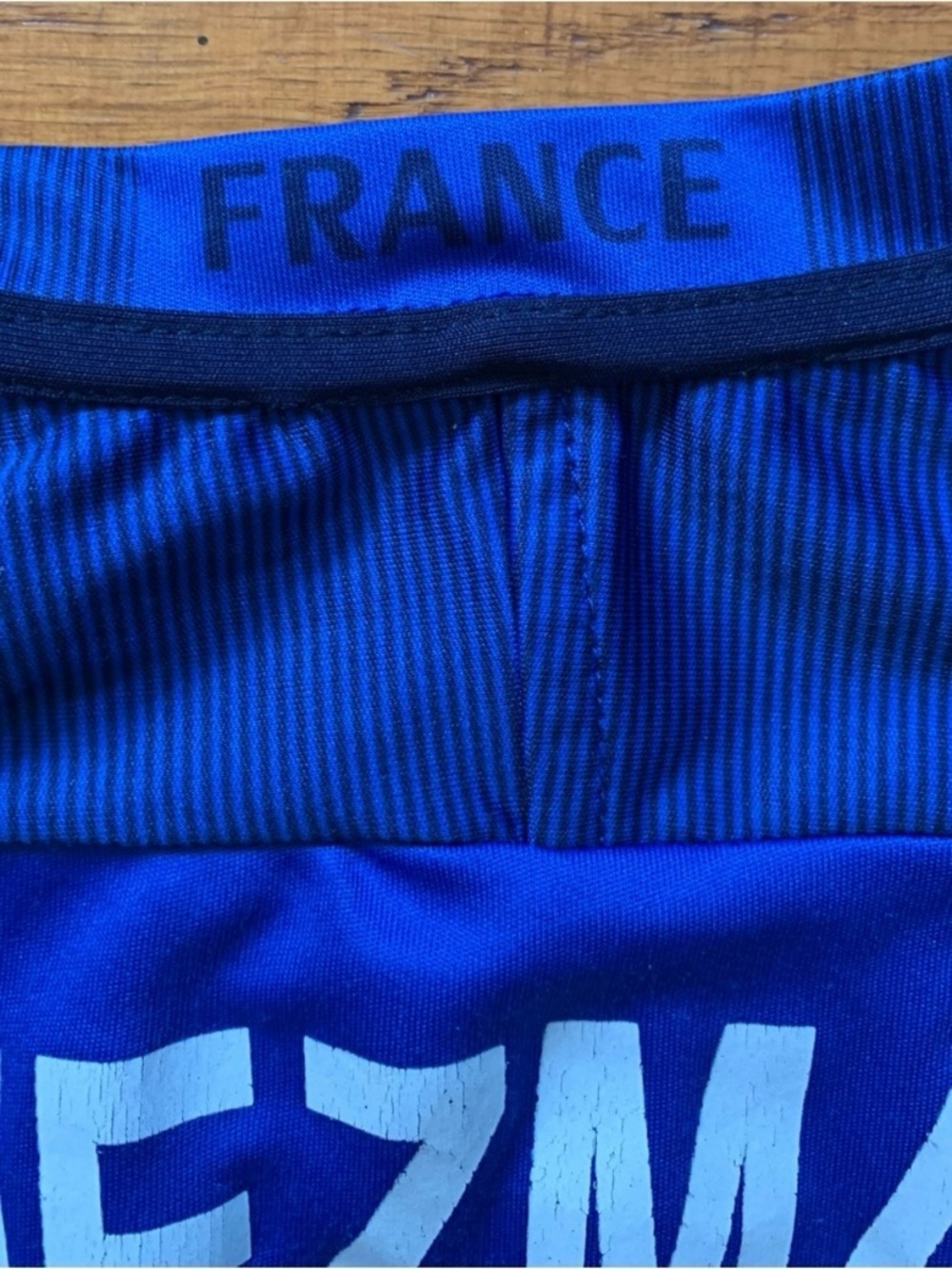 Nike France Soccer Blue Jersey Number 7 - Picture 6 of 14